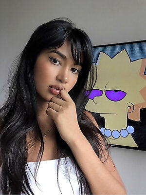 Brown Girl With Bangs Are Underrated