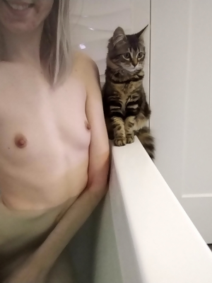 This Predictably Ended With Her Getting Too Curious And Falling In The Tub